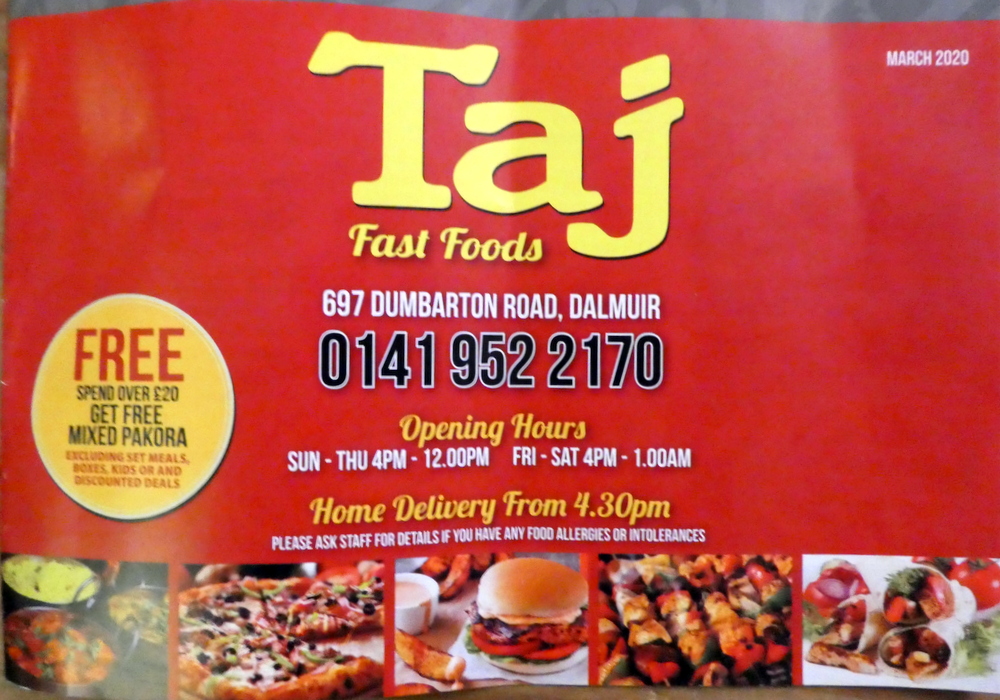 Taj dalmuir just store eat