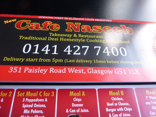 Glasgow New Cafe Naseeb Curry-Heute (3)