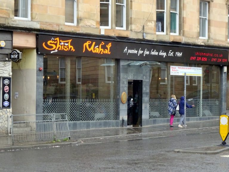 Glasgow Shish Mahal The Lunchtime Menu CurryHeute